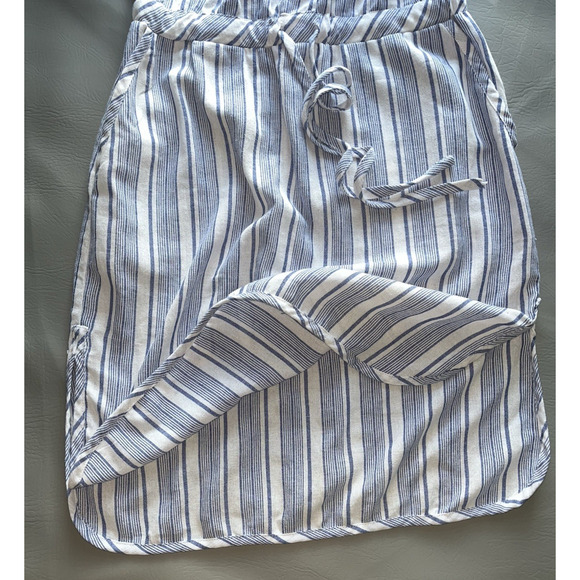 LinenLux | Medium | Flutter Shoulder Blouson Dress | Coverup | POCKETS | EUC - Picture 7 of 15